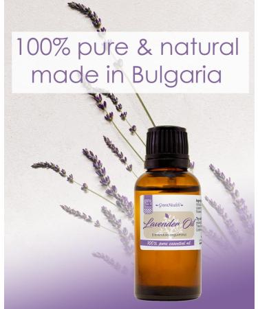 Lavender (Bulgarian) Essential Oil - 32 fl oz - Aluminum Bottle w/Locking Cap - GreenHealth - Buy Online on GoSupps.com