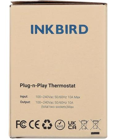 Buy Inkbird ITC-2T Thermostat - Digital Temperature Controller for Terrariums Greenhouses & Reptile Care | Dual Heating Sockets Day/Night Timer & Alarm Function - International Shipping Available - Buy Online on GoSupps.com