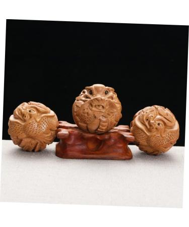 Solustre Baoding Balls - Wooden Chinese Hand Massage Tools for Fitness & Relaxation | Perfect Mahogany Gift - Buy Online on GoSupps.com