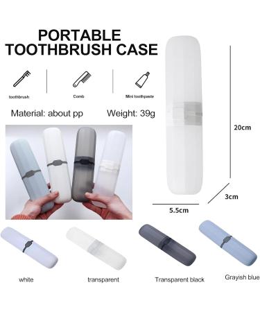 TIUXIU Travel Toothbrush Box Set - 4pcs Children s Toothbrush Cases & Protectors | Portable Green Travel Essentials - Buy Online on GoSupps.com