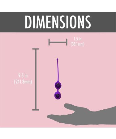 Kegel Exercise Weights for Women - Doctor Recommended Bladder Control Device for Pelvic Floor Strengthening - SXNSE - Buy Online on GoSupps.com