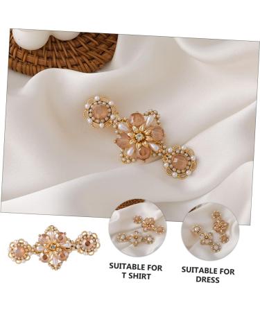 DOITOOL 1pc Hairpin Floral Hair Accessories Girl Hair Accessories Pearl Hair Accessories Hair Barrettes Girl Headwear Pearl Clips Hair Clip Birthday Alloy Bangs Crystal Flower Miss - Buy Online on GoSupps.com