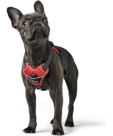 HUNTER Hundegeschirr Rot/Grau - Verstellbares Hundeharness 52-68 cm | Internationaler Versand - Buy Online on GoSupps.com