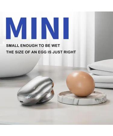 Compact Shaver - Electric Shaver Face Razor | Rechargeable Rotating Razors with Battery Status Display Waterproof Wet and Dry Electric Facial Trimmer Suitable for Home and Travel for Men Silver - Buy Online on GoSupps.com