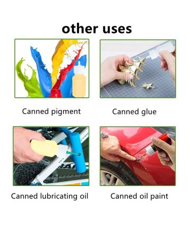 4PCS Kenzy Temporary Tattoo Kit with Precision Applicator Bottles and 16 Blunt Tips - Perfect for Tattoo Cone Paste, Body Art, Paint DIY Projects - Buy Online on GoSupps.com