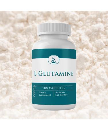 Pure Original Ingredients L-Glutamine - Non-GMO Gluten-Free Amino Acid Supplement (100 Capsules) - Naturally Sourced 1 Count - Buy Online on GoSupps.com