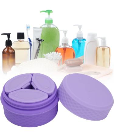 Verdant Touch Empty Silicone Cream Jar Silicone Cream Jars Travel Makeup Containers Set 3 Dispensers Refillable Empty Cream Jars with ed Lids and Spoon Portable Pink for Travel - Buy Online on GoSupps.com