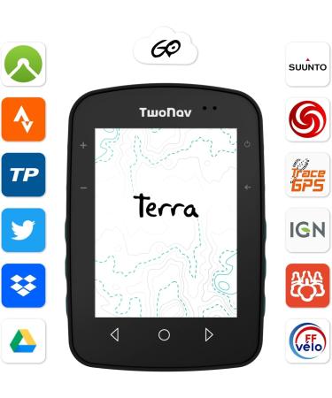 TwoNav Terra Outdoor GPS - 3.7 Widescreen for Hiking Mountain MTB & Navigation - Turquoise | Maps Included - Buy Online on GoSupps.com