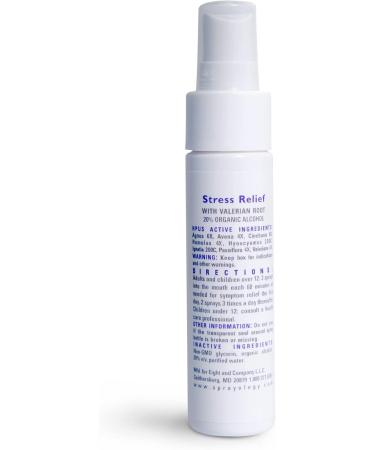 StressRelief Homeopathic Oral Spray - Natural Vegan Stress Relief | Gluten-Free Lactose-Free | 30-Day Supply - Buy Online on GoSupps.com