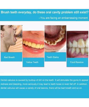 Danive Portable Electric Toothbrush - 3 Cleaning Modes 8 Brush Heads for Tartar Removal & Plaque - Easy to Use Dental Care Gift (Green) - Buy Online on GoSupps.com