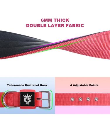 Buy Tspro Tactical Dog Collar - Military Quality 3.8cm Wide Strong & Thick with Robust Metal Buckle Pink-L (Adjustable 52cm-60cm) - Ideal for All Breeds - Buy Online on GoSupps.com