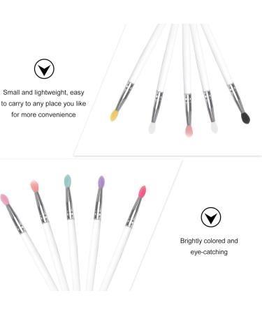 Healeved 10pcs Eye Shadow Brush Facial Scrubber Women Eyeshadow Brush Exfoliating Lip Brush - Buy Online on GoSupps.com