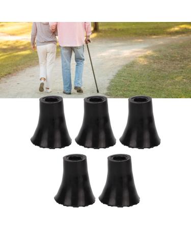Walking Cane Tip Great Traction Thicken Rubber Walking Crutch Tips Prevent Slip Keep Balance for Foldable Canes (Black) - Buy Online on GoSupps.com