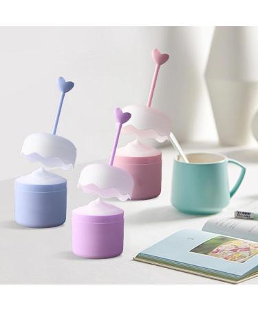 Cleanser Foam Cups Bubble Skincare Facial Cleanser Foam Maker Cup Portable Press Lovely Cleanser Bubble Foaming Device for Home Travel (Blue) - Buy Online on GoSupps.com