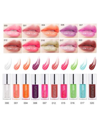 Hydrating Lip Oil for Women | Glossy Lip Color & Moisturizing Tinted Lip Balm | Nourishing Transparent Lip Gloss (0.2oz - Buy Online on GoSupps.com