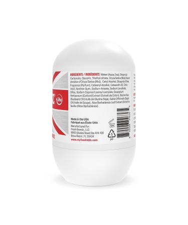 Fresh Kidz Roll On Deodorant for Kids & Teens - Aluminum-Free 24-Hour Protection Baking Soda Formula - Boys Red 1.86 fl. oz - Buy Online on GoSupps.com