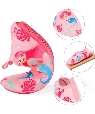 Masocio Kids' Non-Slip Aqua Shoes | Quick-Dry Swimming Shoes for Beach & Pool | EU Size 22/23 Pink - Buy Online on GoSupps.com
