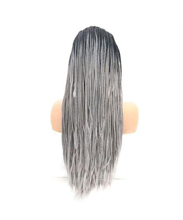 Buy BGHJUE Handmade Synthetic Lace Front Braided Wigs for Black Women | 16-26 Inch | Photo Color | International Shipping - Buy Online on GoSupps.com