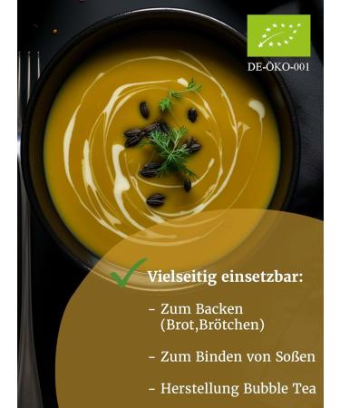 Organic Tapioca Starch 1kg | Gluten-Free Thickening Agent | Bio Tapioca Flour for Cooking Baking & Sauces - Buy Online on GoSupps.com