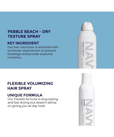 Navy Skipper Spray for Hairs & Dry Texture Spray for Flexible Hold Hairs | Fast Drying & Volumimizing Hair Spray Set (The Harbour Kit) - Buy Online on GoSupps.com