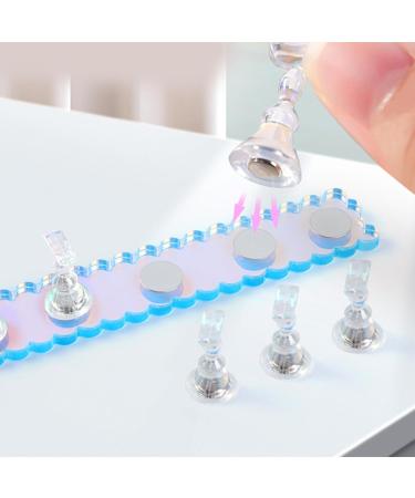 Stand For Press On Holder Acrylic Nails Art Display Stand Tips Practice Holder For Salons - Buy Online on GoSupps.com