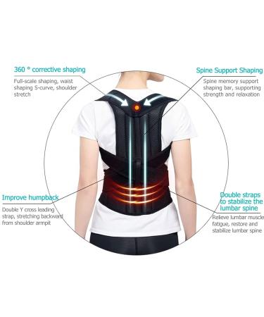 Back Support Belts Posture Corrector Back Brace Improves Posture And Provides For Men Women Lower And Upper Back Pain Relief For Neck Back Shoulder Posture Brace Corrector (Size : XS) - Buy Online on GoSupps.com