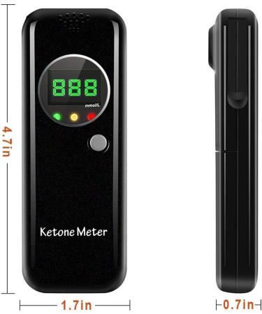Ketone Breath Analyzer | Ketone Meter with 3 LED Indications for Ketogenic Diet Testing - Buy Online on GoSupps.com