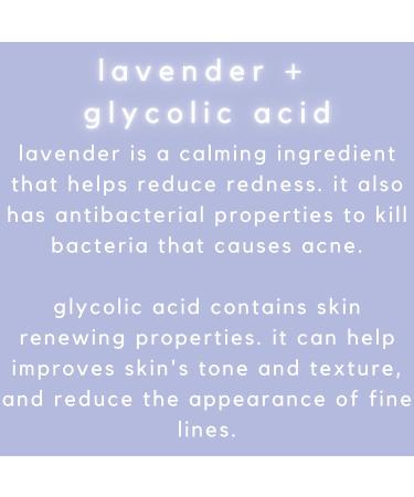 Buy Lavender Face Mask Gel - Night Pore Calming & Renewing Skincare with Glycolic Acid | 5.1 oz | International Shipping - Buy Online on GoSupps.com