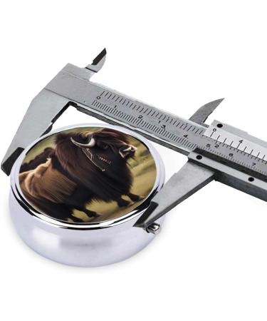 Mighty Highland Yakround Pill Box - 3 Compartment Portable Travel Organizer for International Shipping - Buy Online on GoSupps.com