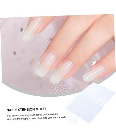 FRCOLOR Nail Extension Manicure Acrylic Nails Gel Nails Nail Extension Stencils Nail Tools Nailing Tool Nail Extension Set Nail Extension Kit Extend Mould Nail Piece ABS - Buy Online on GoSupps.com