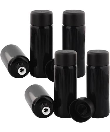 Violet Glass Bottle - Giesring Kosmetex Light Protection 6x100ml Round Mironglas - Ideal for Skin Care & Essential Oils - Buy Online on GoSupps.com