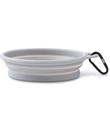 Buy Ohmo Foldable Dog Bowl - 2 Pack 400ml Premium Silicone Pet Water Bowl for Cats & Dogs - Portable & Lightweight for Outdoor Camping - Light Blue & Ash - Buy Online on GoSupps.com