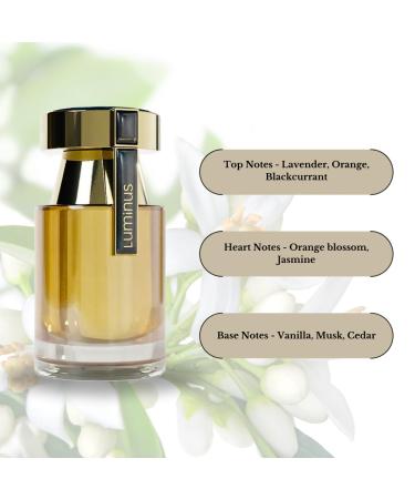 Luminus Pour Homme & Luminus Pour Femme - EDP Sprays 100ML (3.4OZ) Spicy Fruity Refreshing Fragrance. (Value Pack) 3.4 Fl Oz (Pack of 1) Value Pack - Buy Online on GoSupps.com