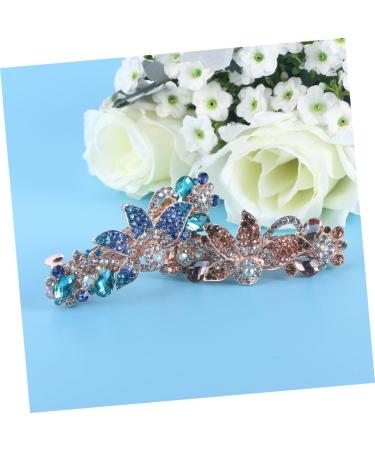 minkissy 4pc Metal Vintage Hair Barrettes Rhinestone Hair Barrettes Hair Barrettes for Girls French Hair Barrettes Rhinestone Hair Accessories Crystal Hair Claw Clip Issue Card Miss Fashion - Buy Online on GoSupps.com
