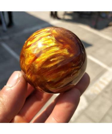 Buy SDWGLD Healing Aura Crystal - 50mm Golden Sea Gorgonian Ball for Home Decoration | International Shipping Available - Buy Online on GoSupps.com