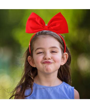 2 Pieces Bow Headbands Women's Hair Accessories Princess Tiaras Fashionable and Cute Suitable for Girls Party Cosplay Christmas and Halloween Gifts (Red) - Buy Online on GoSupps.com