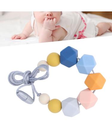 Baby Teething Chew Grade Safe Vibrant Colors Portable Necklace Food Silicone Teether 1 (Style 2) - Buy Online on GoSupps.com
