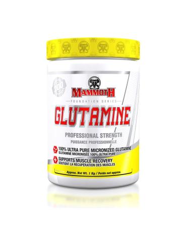 Mammoth Glutamine 1kg Unflavored 1kg