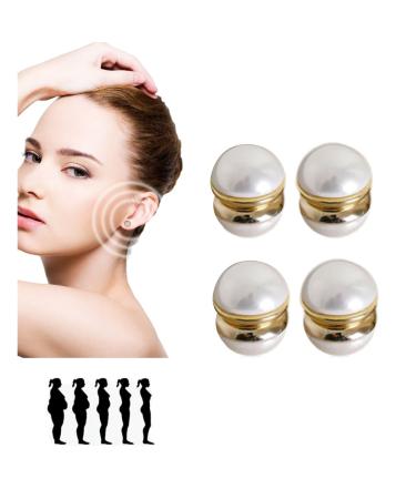 Lunamagic lymphatic activation magnetic field therapy moonstone earrings magnetic therapy detox earrings magnetic therapy earrings for women men non-piercing shiatsu slimming earrings (2 pair)