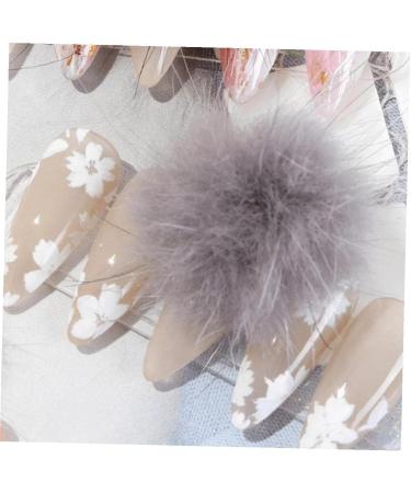 3D Nail Pompoms 10pcs Detachable Fluffy Nail Pom Balls Colorful Magnetic Plush Charm for Nail Art Decoration Style 2 - Buy Online on GoSupps.com