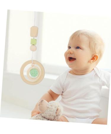 SAFIGLE 12 Pcs Baby Gym Accessories Set - Woody Plush Chew Toys for Children's Room Decor - Hemuhuan Greenx3pcs 26X8.5CMx3pcs - Buy Online on GoSupps.com