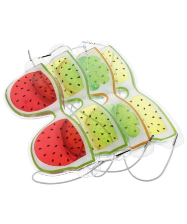 OUNONA 4 Piece Gel Eye Mask with Hot Cold Therapy for Stress Relief Reusable AntiFatigue Eye Patches Suitable for Home Office