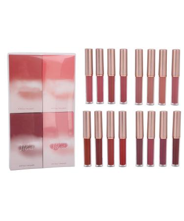 Buy FILFEEL 16pcs Matte Lip Gloss Set - Long Lasting Liquid Lipstick for Women | Rich Color Cosmetics for International Shipping - Buy Online on GoSupps.com