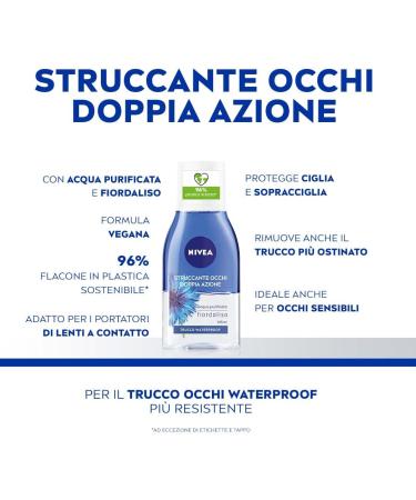 NIVEA DOUBLE ACTION EYE MAKEUP REMOVER - Buy Online on GoSupps.com