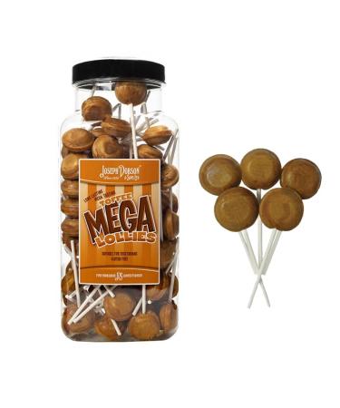 Joseph Dobson & Sons Unwrapped Mega Lollies Jar 1.9kg (Toffee)