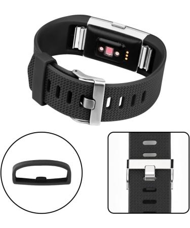 Buy Tobfit Replacement Silicone Sports Bracelets for Fitbit Charge 2 - 2-Pack Black & Gray | Durable & Comfortable Fitness Bands - Buy Online on GoSupps.com