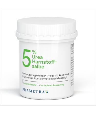 Phametra urea uric ointment 5% |Medical skin care |Moisture care for dry and sensitive skin |Personal care without fragrances |250 g