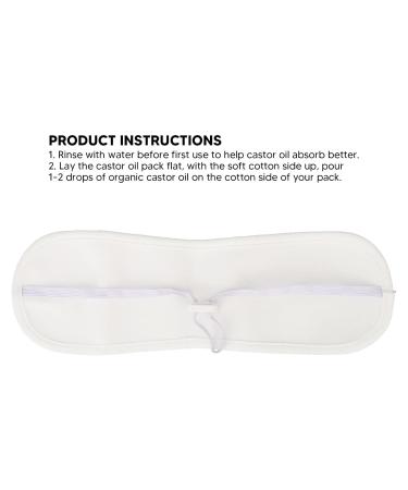 Buy Reusable Castor Oil Pack for Waist & Neck - Reduce Muscle Pain Adjustable & Comfortable - Buy Online on GoSupps.com