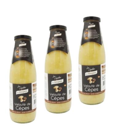 Lot 3x Velouté with porcini mushrooms - Bottle kg