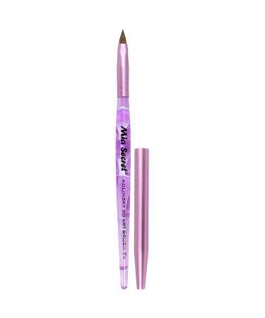 Mia Secret - Nail Brush KOLINSKY ART BRUSH 3D Art Brush 4 (Purple) NewI Item ! - Buy Online on GoSupps.com